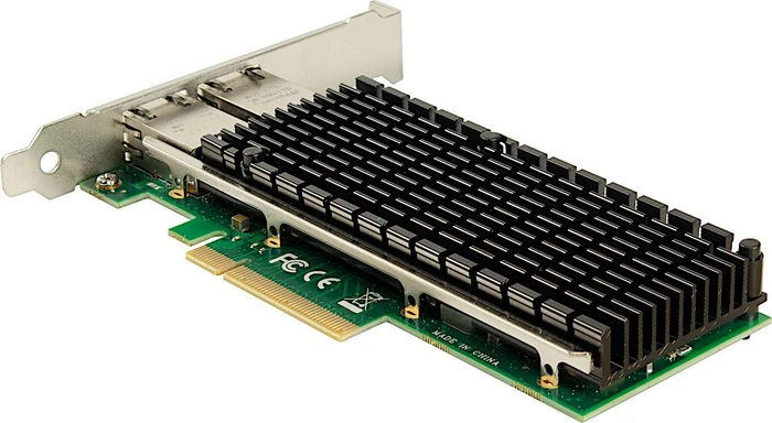 Inter-Tech ST-7214 10G LAN-Adapter, 2x RJ-45, PCIe 2.1 x8