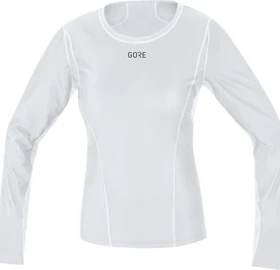 Gore Wear M Gore Windstopper Base Layer Funktionsshirt langarm light grey/white (Damen)