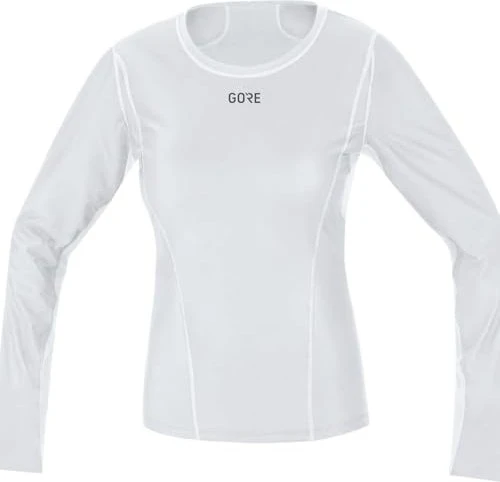 Gore Wear M Gore Windstopper Base Layer Funktionsshirt langarm light grey/white (Damen)