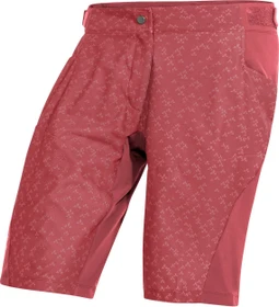 Vaude Ledro Print Shorts Fahrradhose kurz brick (Damen)