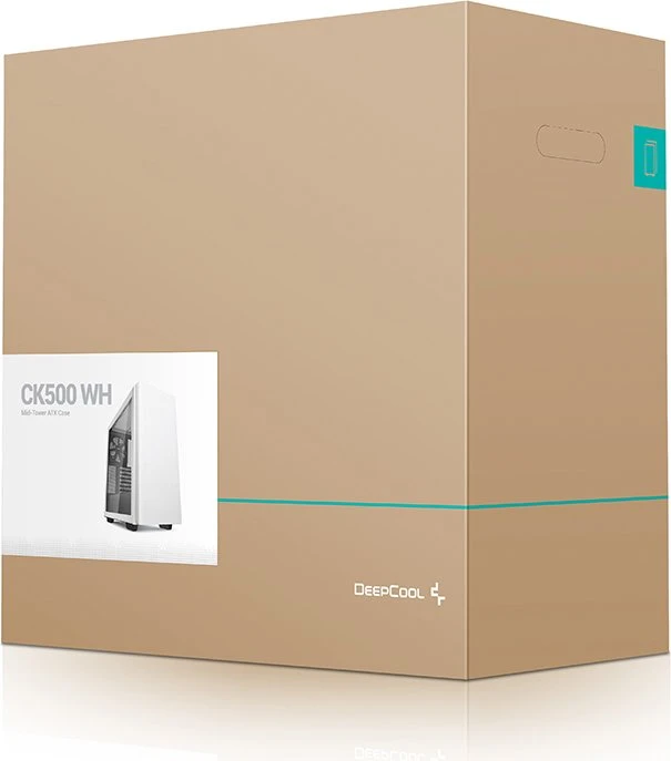 DeepCool CK500, weiß, Glasfenster