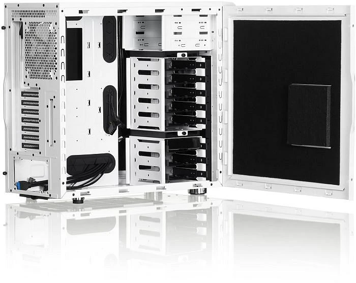 Fractal Design Define R4 Arctic White, Acrylfenster, schallgedämmt