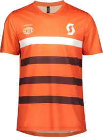 Scott Trail Flow Pro Trikot kurzarm orange pumpkin/maroon red (Herren)