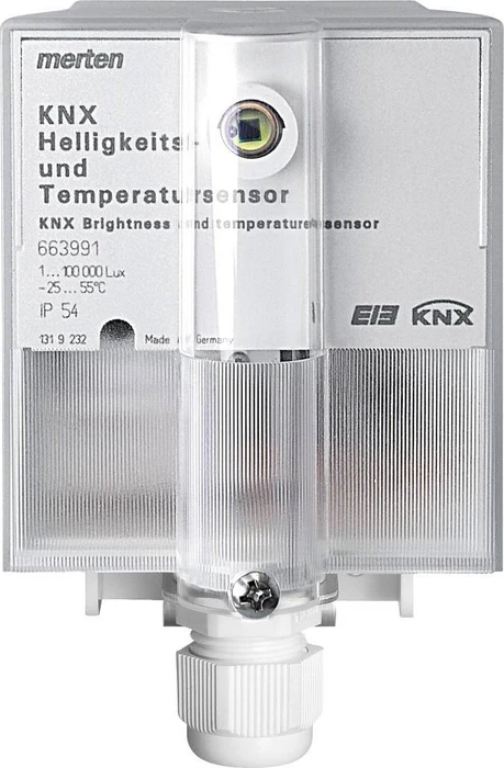 Merten KNX Helligkeits- und Temperatursensor, Helligkeitssensor/Temperatursensor