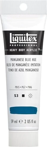 Liquitex Professional Heavy Body Acrylic manganese blue hue, 59ml