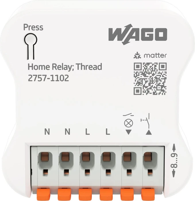 Wago Home Relay 1-fach 1DI/1DO, 16A, Schaltaktor