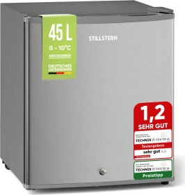 Stillstern 1188 Mini-Kühlschrank silber