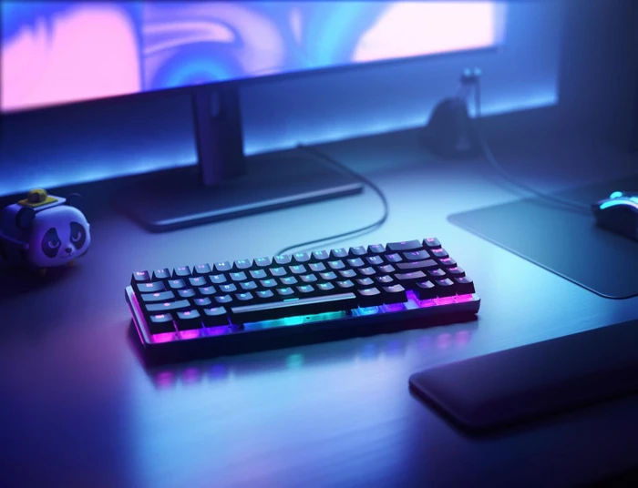 Glorious GMMK 2 Compact, 65%, schwarz, LEDs RGB, Glorious Fox Linear, USB, FR