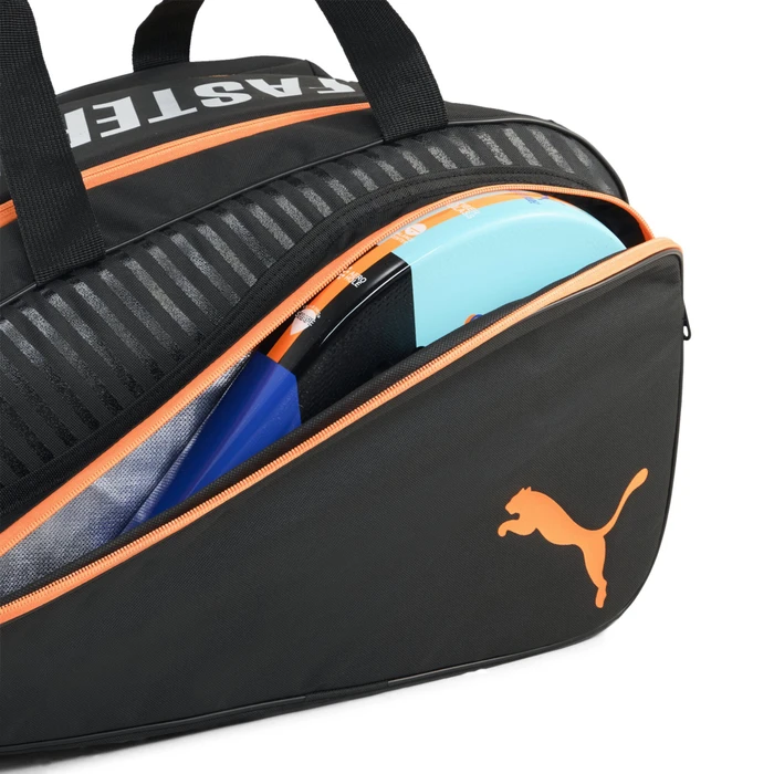 Puma Nova Elite 73l Padel Tennistasche puma black/puma white/heat fire