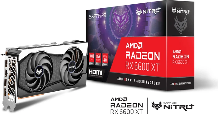 Sapphire Nitro+ Radeon RX 6600 XT, 8GB GDDR6, HDMI, 3x DP, lite retail
