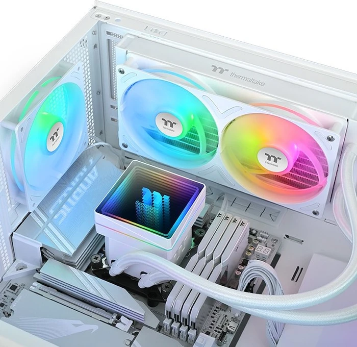 Thermaltake TH240 V3 ARGB Sync Snow Edition, weiß