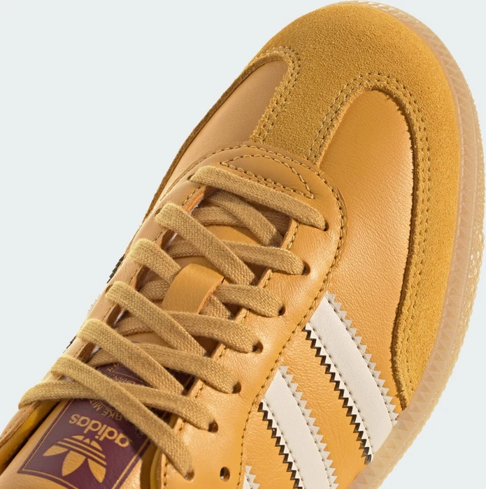 adidas Samba OG preloved yellow/crystal sand/shadow red (Junior)