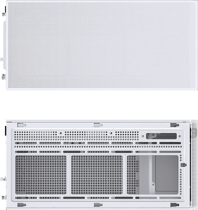 Jonsbo D41 Mesh White, weiß, Glasfenster
