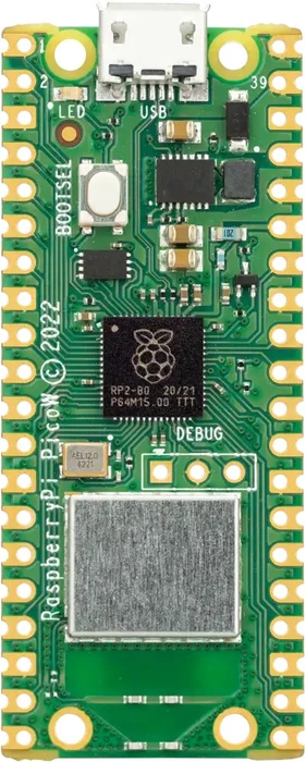Raspberry Pi Pico W Board, ohne Header, WLAN