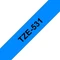 Brother TZe-531 Beschriftungsband, 12mm, schwarz/blau Vorschaubild