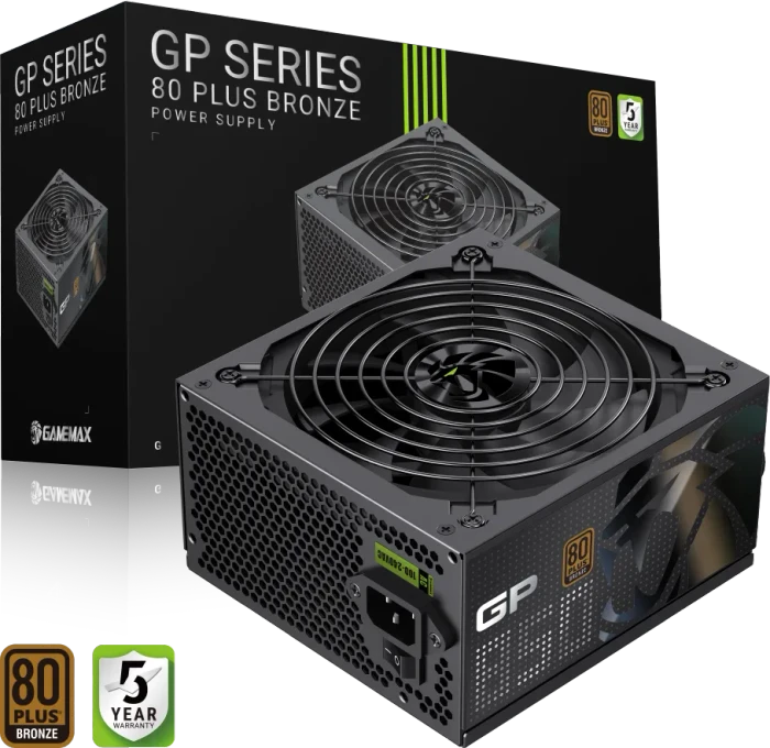 GameMax GP Bronze 850B schwarz 850W, ATX 3.1
