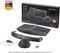 Perixx Periduo 606 Wireless Mini Ergonomic Split Keyboard and Vertical Mouse Combo schwarz, USB, ES Vorschaubild