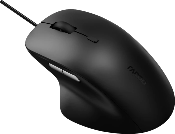 Rapoo N500 Silent Mouse schwarz, USB