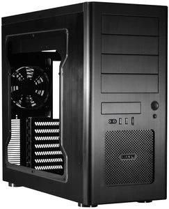 Lian Li PC-8NWX komplett schwarz, Acrylfenster