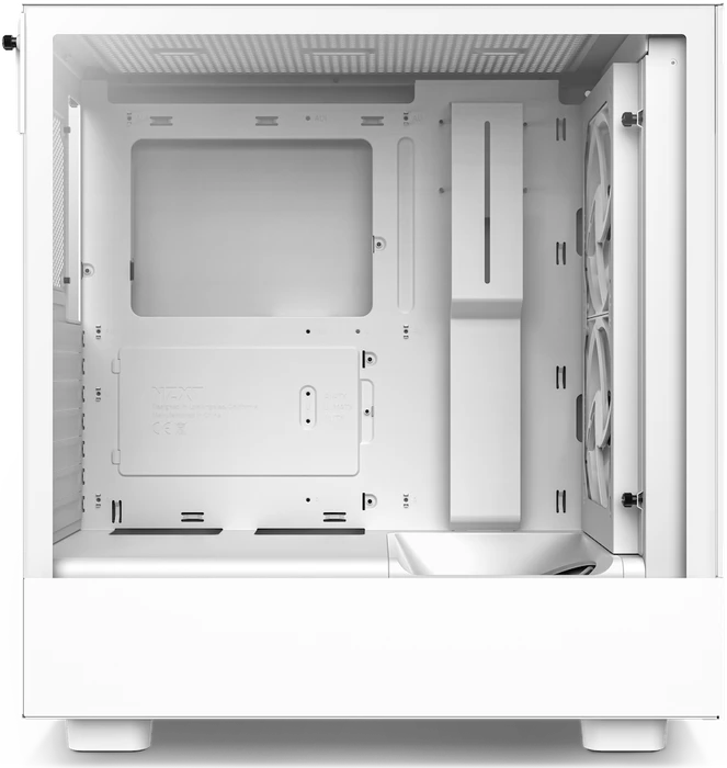 NZXT H5 Elite, weiß, Glasfenster