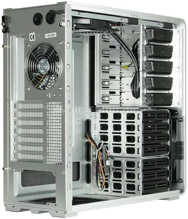 SilverStone Fortress FT01 USB 2.0 silber, Acrylfenster