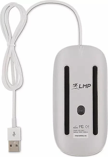 LMP Easy Mouse weiß/silber, USB