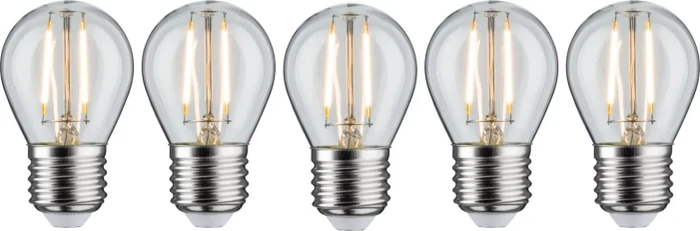 Paulmann Filament LED Tropfen E27 2.6W/827 klar, 5 Stück