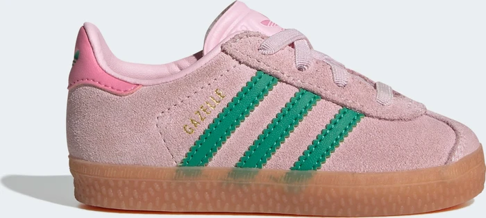 adidas Gazelle Comfort Closure Elastic Laces clear pink/court green/bliss pink (Junior)