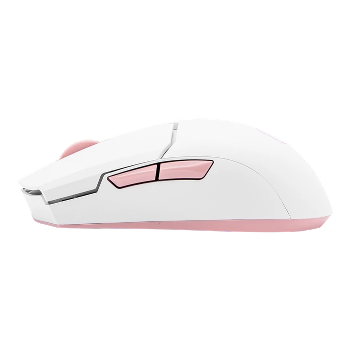 Cooler Master MasterMouse MM712 Gaming Maus weiß/rosa, Sakura Limited Edition, USB/Bluetooth