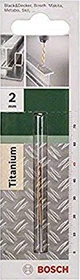 Bosch DIY HSS-TiN Metallbohrer, 2x24x49mm, 1 Stück