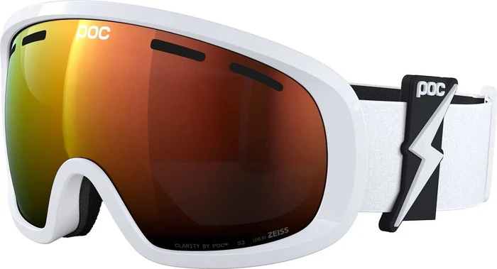 POC Fovea Mid blixten white/clarity intense-partly sunny orange
