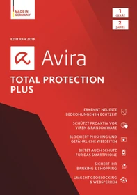Avira Total Protection Plus 2018, 1 User, 2 Jahre, ESD (deutsch) (PC) (TP18X1XX60X24)