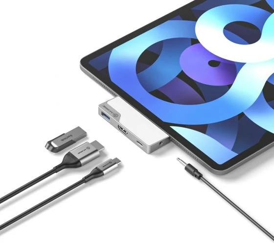 Alogic Ultra Series USB-C Dock Nano Mini, silver, USB-C 3.0 [Stecker]