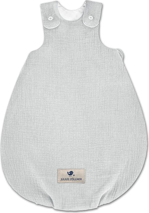 Julius Zöllner Musselin Schlafsack Gr.74/80, 2.5TOG grau