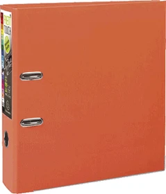 Exacompta Maxi Prem'Touch Ordner 2-Ring, 80mm, A4, orange, 10er-Pack