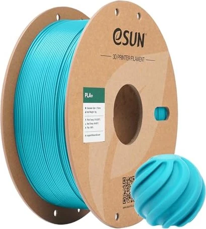 eSUN PLA+, Light Blue, Spule, 1.75mm, 1.00kg