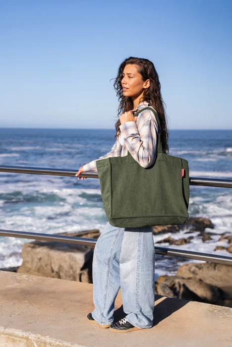 Reisenthel softshopper Shopper cord dark matcha