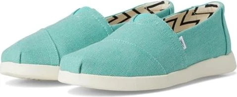 TOMS Alpargata Plus aqua blue heritage canvas (Damen)