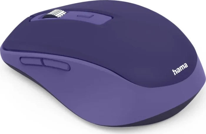 Hama WM-450 Silent Wireless Multi-Device Mouse blau/violett, USB/Bluetooth