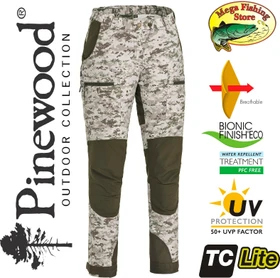 Pinewood Caribou Camou TC Hose lang digital/dunkeloliv (Damen)