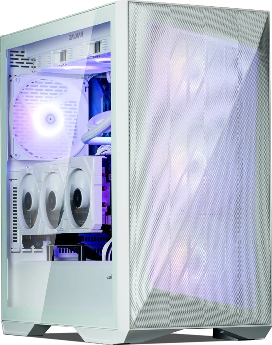 Zalman Z9 Iceberg MS_WHITE, weiß, Glasfenster