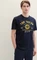 Tom Tailor Logo-Print T-Shirt kurzarm dark blue (Herren) Vorschaubild