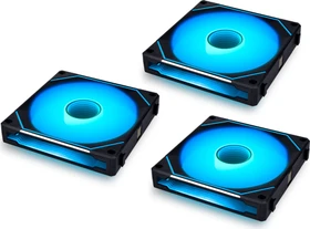 Lian Li Uni Fan SL-Infinity SL-INF140 Reverse Blade ARGB, schwarz, 140mm, 3er-Pack