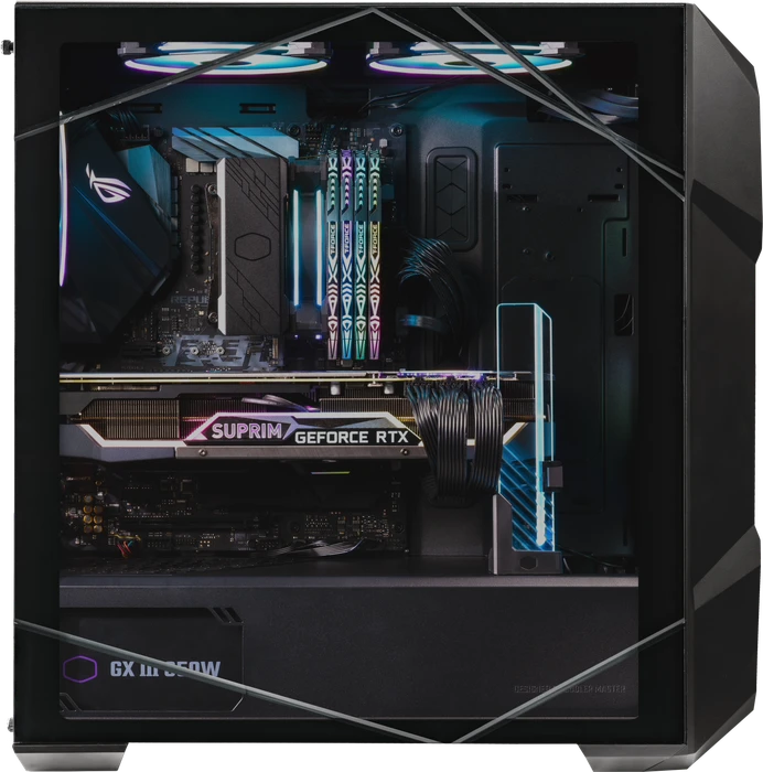 Cooler Master MasterBox TD500 Mesh V2, schwarz, Glasfenster