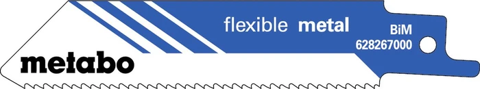 Metabo Flexible Metal BiM Säbelsägeblatt 14TPI, 100x0.9mm, 5 Stück