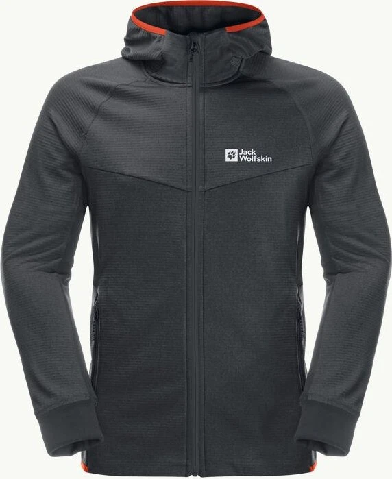Jack Wolfskin Hydro Grid Hoody FZ Jacke phantom (Herren)