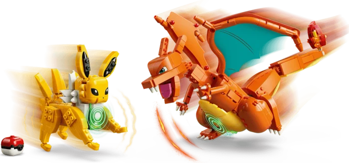 LEGO Pokémon SMART Play - Ultimativer Showdown zwischen Glurak und Blitza