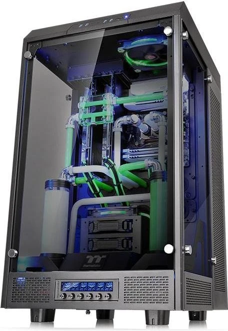 Thermaltake The Tower 900, schwarz, Glasfenster