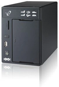 Thecus N2200XXX, 1GB RAM, 2x RJ-45 1000Base-T, 3x USB-A 2.0
