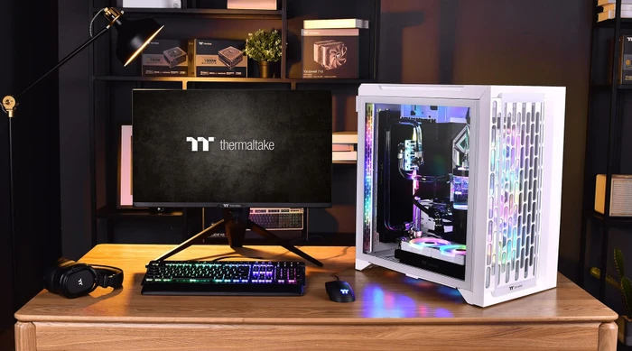 Thermaltake CTE C700 TG ARGB Snow, weiß, Glasfenster